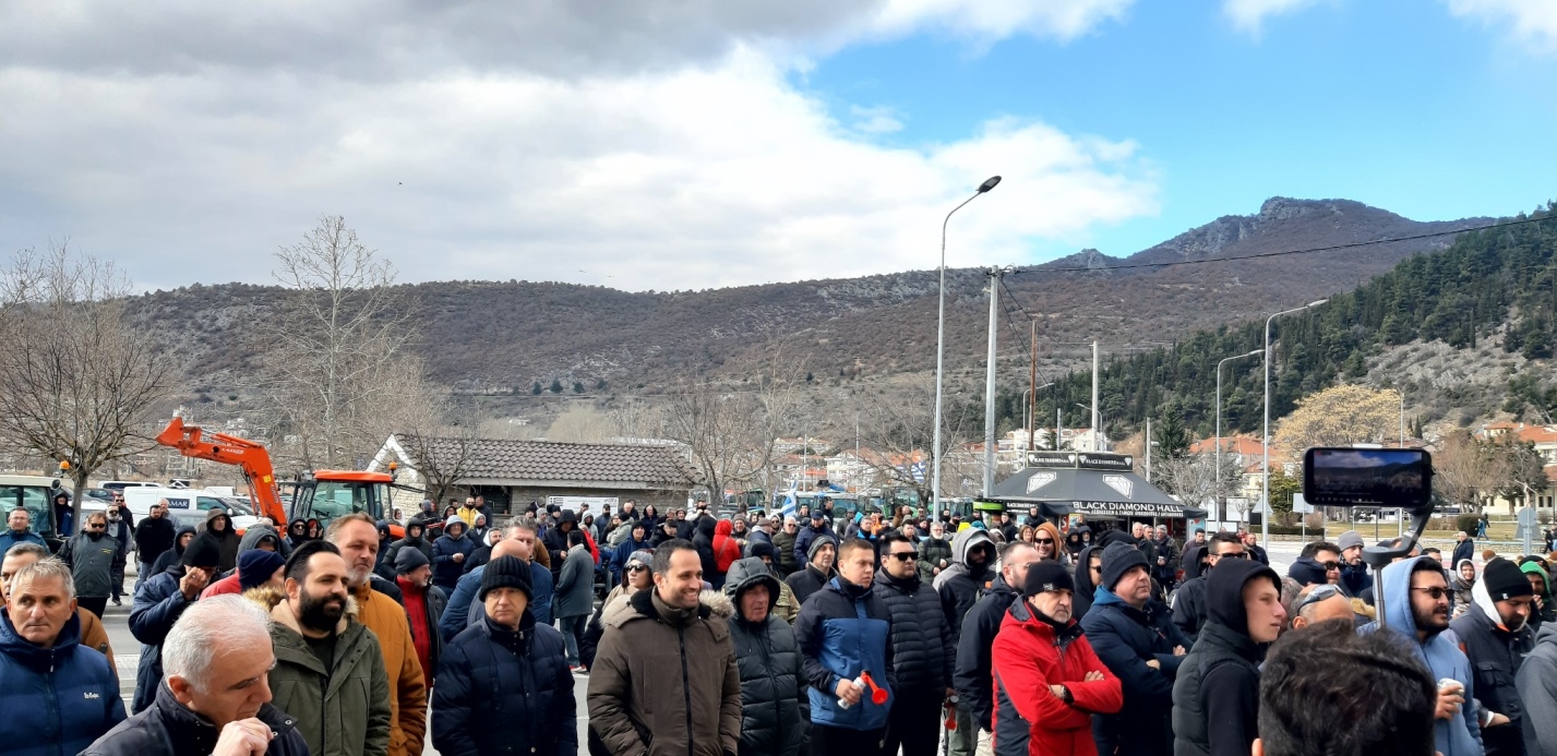 διαμαρτυρία αγροκτηνοτρόφων