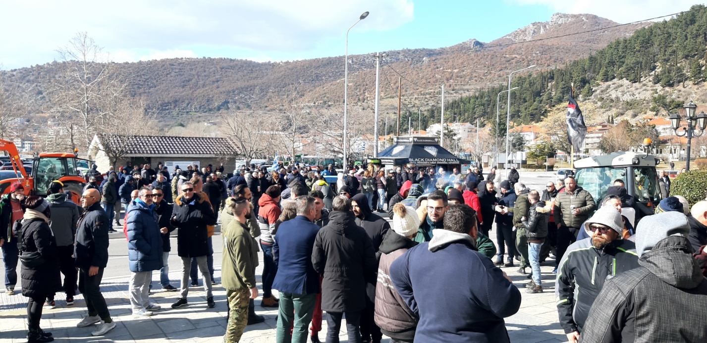 διαμαρτυρία αγροκτηνοτρόφων