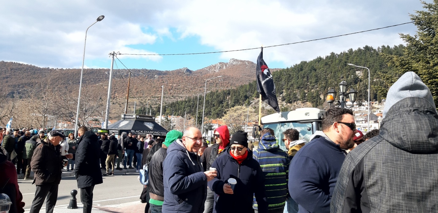 διαμαρτυρία αγροκτηνοτρόφων