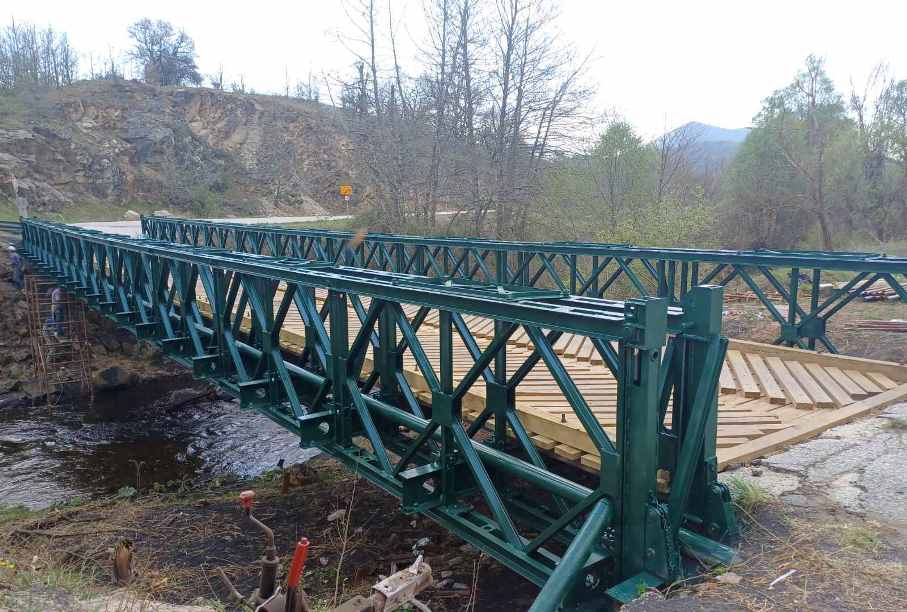 Ολοκληρώθηκαν οι Εργασίες Συντήρησης της Μεταλλικής Γέφυρας Μπέλεϋ στο Χάνι Μπιρίκι, προϋπ. 18.600 € από την Π.Ε. Καστοριάς.