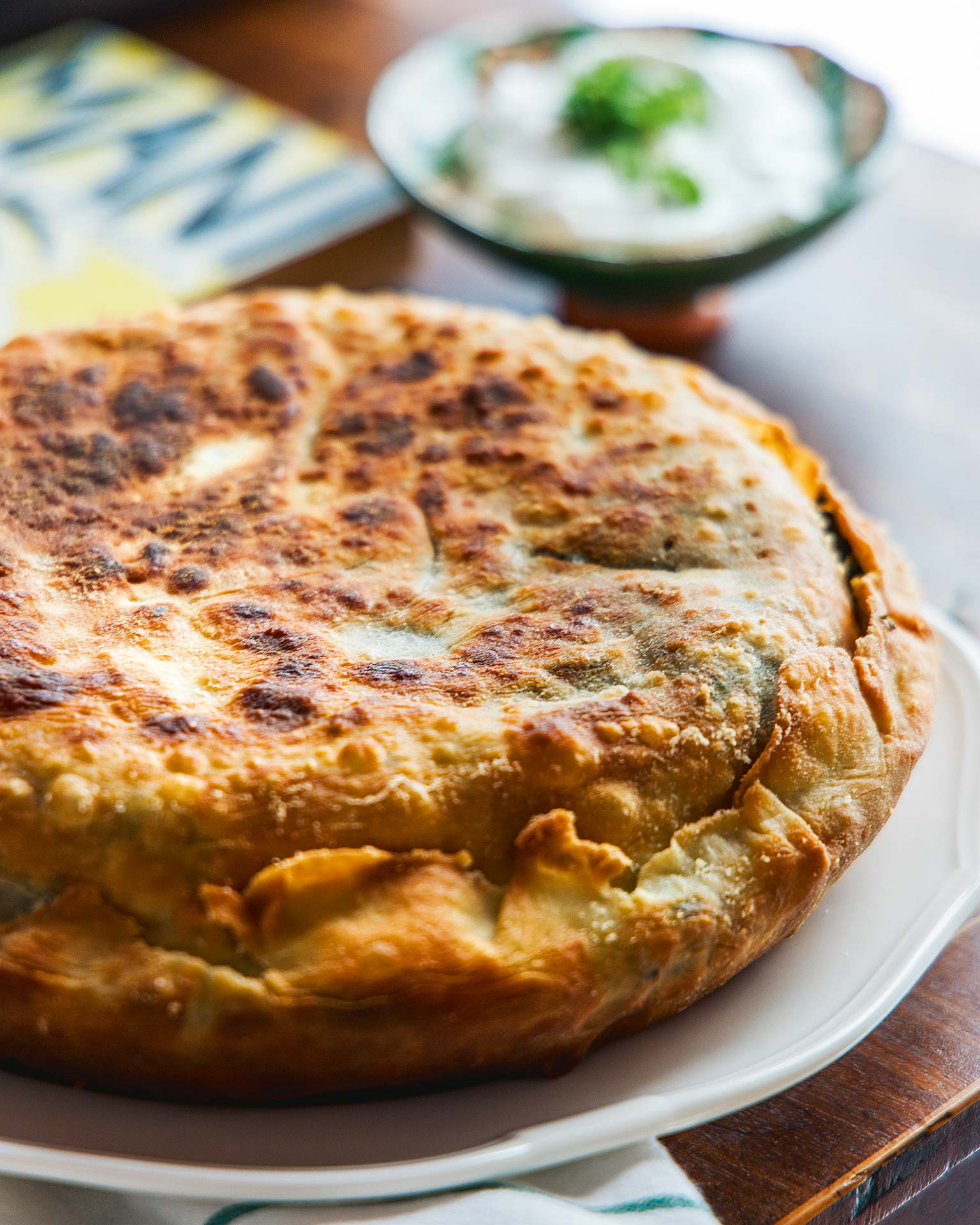 Σπανακόπιτα Μάνης στο τηγάνι
