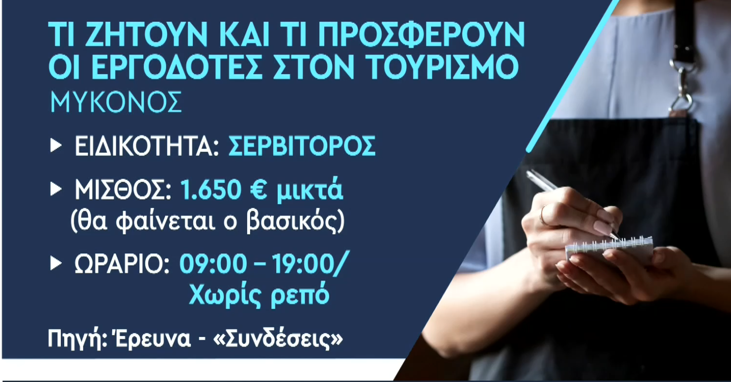 Τουρισμός με όρους… εξάντλησης: Η σκοτεινή πλευρά της καλοκαιρινής σεζόν μέσα από τις αγγελίες – Τι αποκάλυψε η έρευνα των «Συνδέσεων»